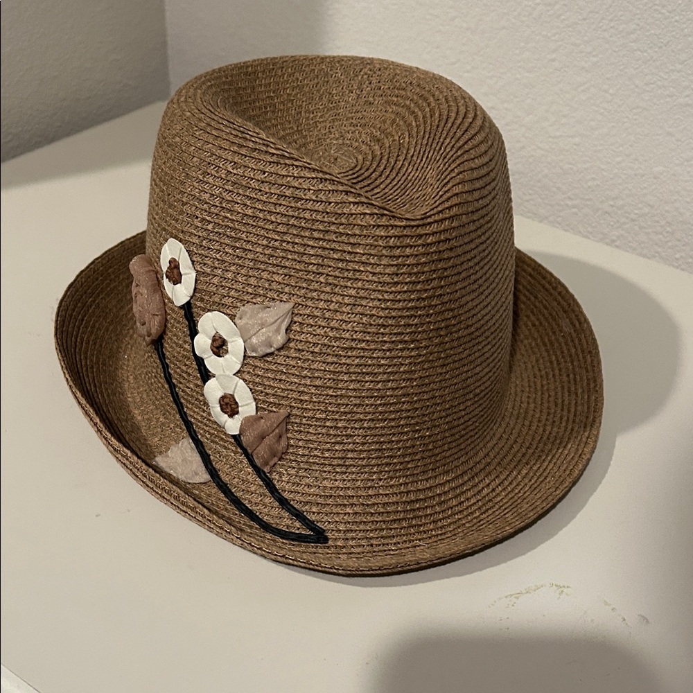Eugenia Kim Fedora with Floral Accent